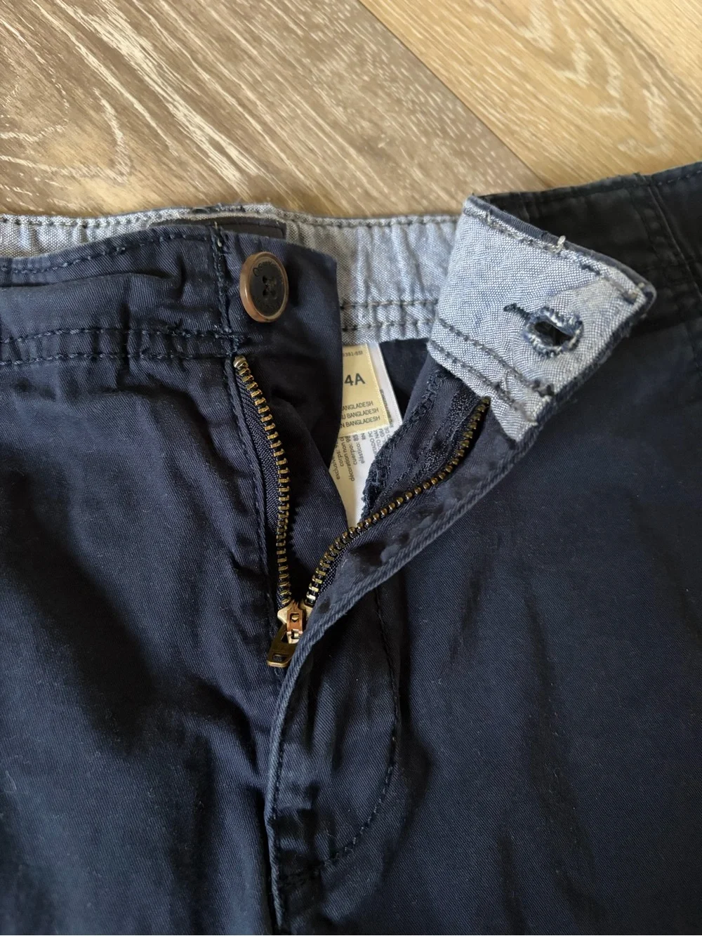 OshKosh B’gosh Flat-Front Navy Cotton Chino Shorts